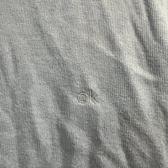MEN Calvin Klein baby blue Sweater 100% Cotton - Picture 2 of 4